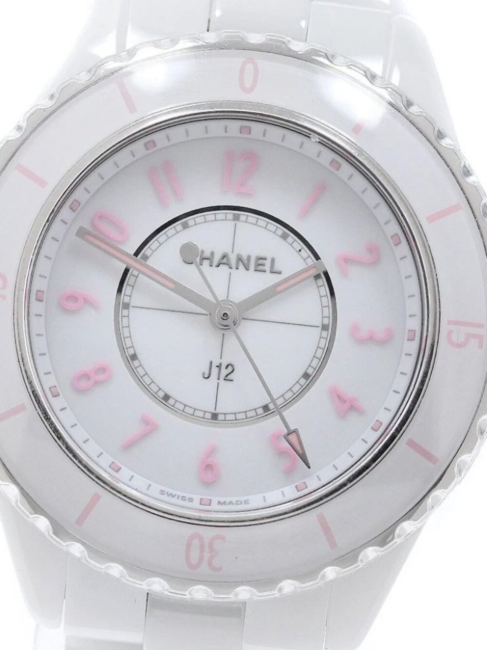 CHANEL J12 Pink Blush H6755 World limited 1200 Quartz Ladies Watch_962341